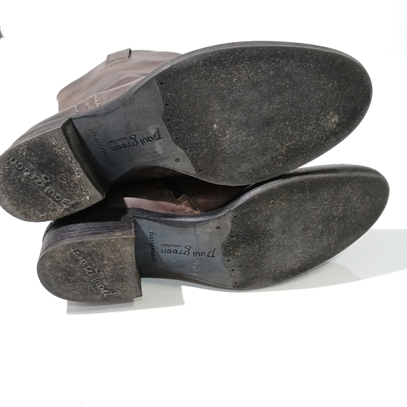 Paul Green Mûnchen Handmade Leather Western Brown Boots - Picture 2 of 7